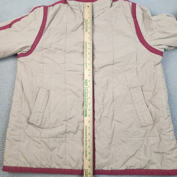 Womens Vintage 80's Extra Large (22.5) Quilted Puffer Parka Coat Full Snap Lined - Picture 6 of 11